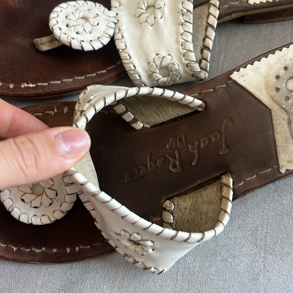 Jack Rogers white sandals - Picture 5 of 6